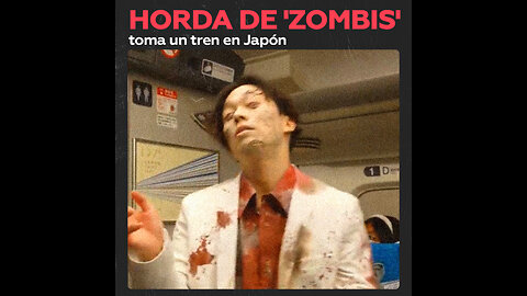 Imagínate, te subes relajado a un tren y encuentras zombis