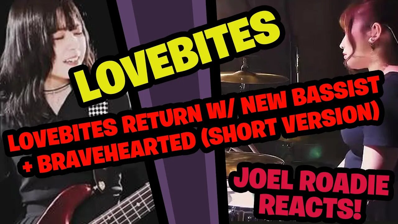 LOVEBITES Return with the New Bassist + Bravehearted (Short Version) - Roadie Reacts