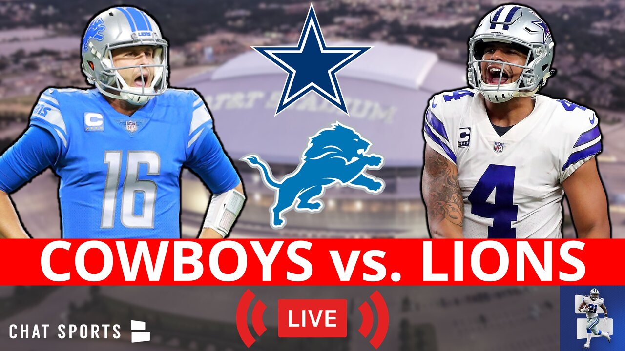Cowboys vs. Lions Live Streaming Scoreboard, Play-By-Play
