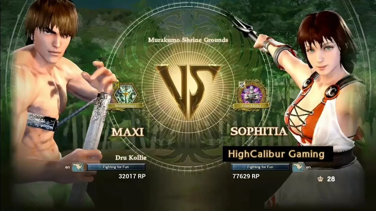 SoulCalibur VI: Sophitia vs. Maxi (Dru Kollie) aka Keepit Kool