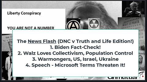 Liberty Conspiracy LIVE 8-20-24! DNC Facts? Walz n' Pop Control, Korean EV Collapse, WAR