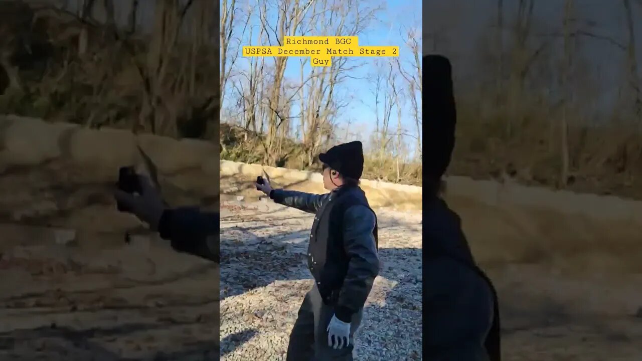 Richmond BGC #uspsa December match Stage 2 Guy #unloadshowclear #idpa