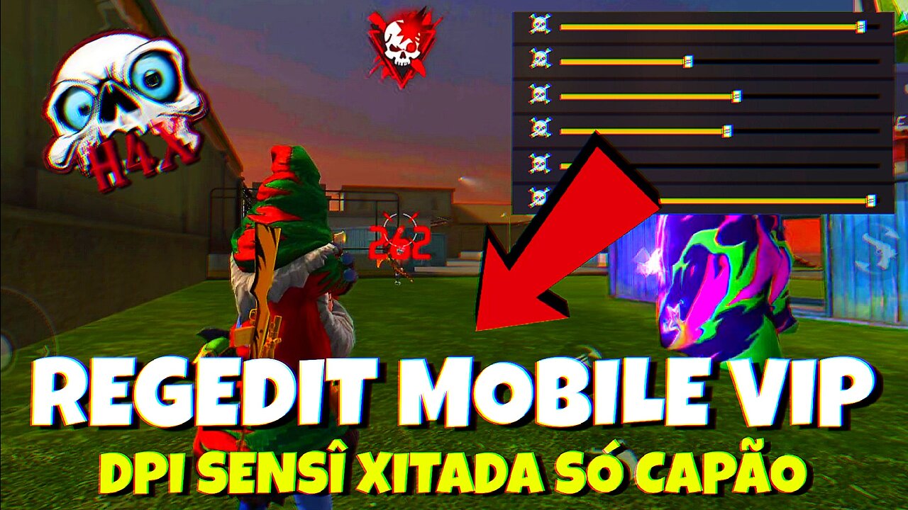 Regedit Mobile vip PAGAR-GRÁTIS só capão vermelho (Free Fire FF)