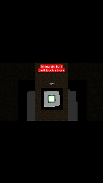 Minecraft but no touching blocks