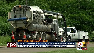 County unsure how much, how long sewage psilled into lake