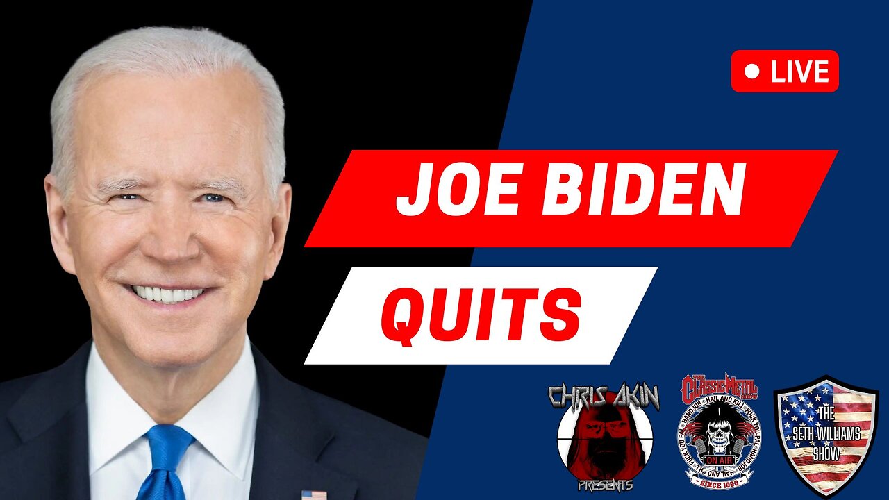 Joe Biden Quits The Presidential Race!