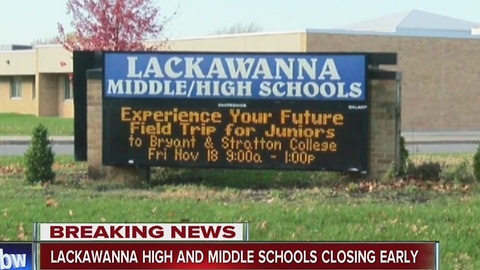Lackawanna Middle and High School close early