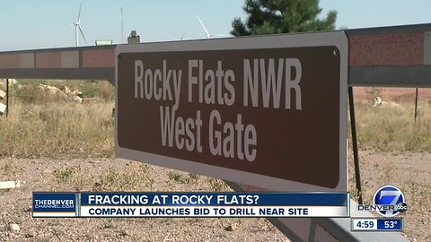 Oil-gas wells proposed near Rocky Flats ex-nuclear weapons site