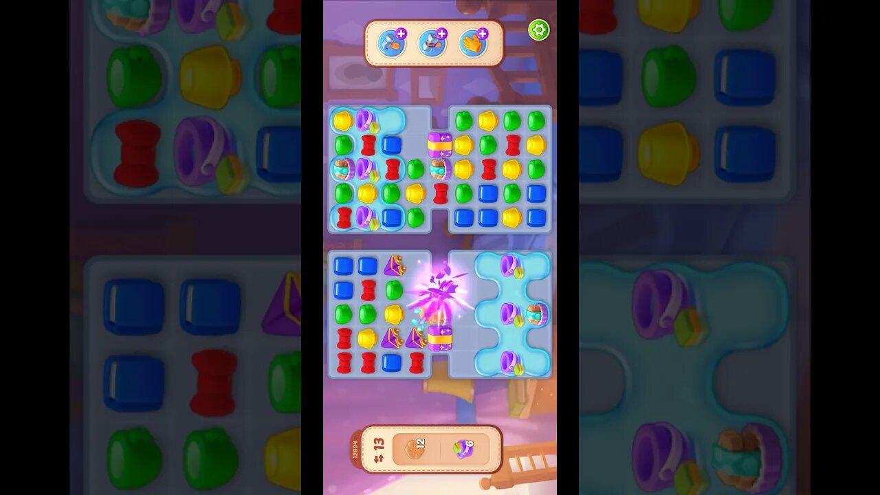 Shorts Playrix Homescapes Gameplay Walkthrough Level 12894-010