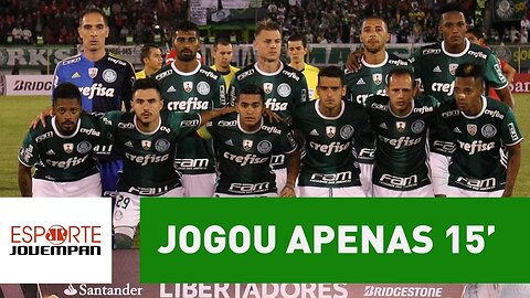 "Palmeiras só jogou 15min nesta Libertadores", critica Nilson