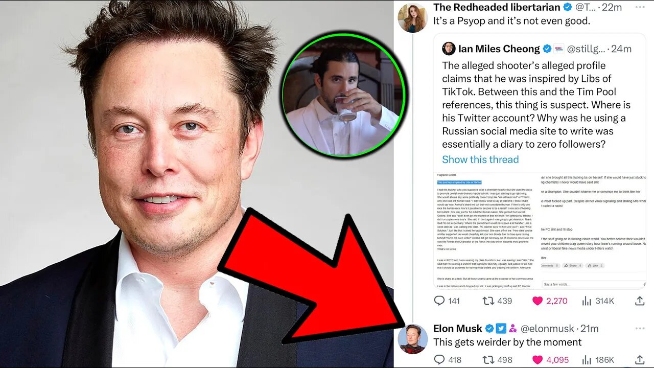 Does Elon Musk Think The Texas Shooter Was A Psy-Op?