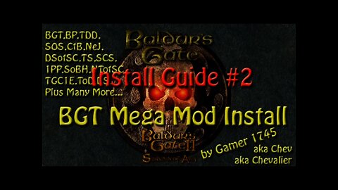Baldur's Gate BGT Mega Mod install Tutorial Part 2