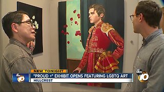 Artist exhibits first works after coming out as transgender
