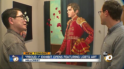 Artist exhibits first works after coming out as transgender