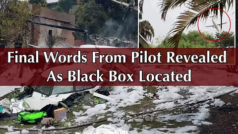 Final words from pilot of doomed Brazil jet that plummeted from sky revealed as black box located
