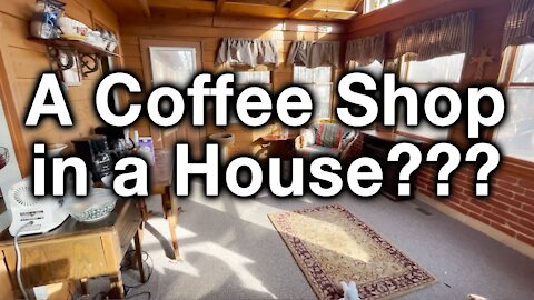 A coffee shop - in a house?