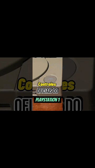 Conheça os controles que acompanharam o PlayStation 1 #shorts