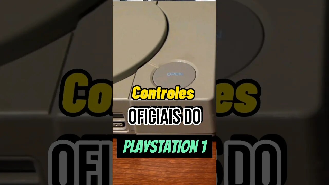 Conheça os controles que acompanharam o PlayStation 1 #shorts