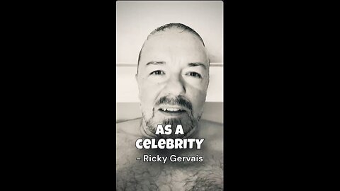 Ricky Gervais “As a celebrity, I know all about stuff, So trust me when I tell you who to vote for"