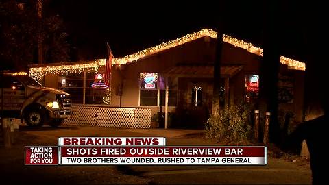 2 brothers shot outside Riverview bar after confrontation