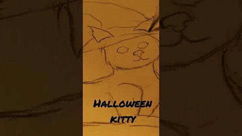 HOW TO DRAW HALLOWEEN KITTY! Adventure Through Art