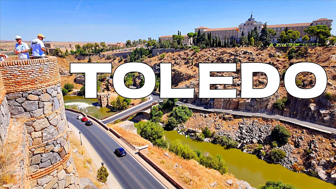 Spain Toledo - Santa Cruz Museum | Beautiful View of the Tagus River and Valley