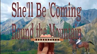 How to Play She'll Be Coming Round the Mountain on the Harmonica Using Bends
