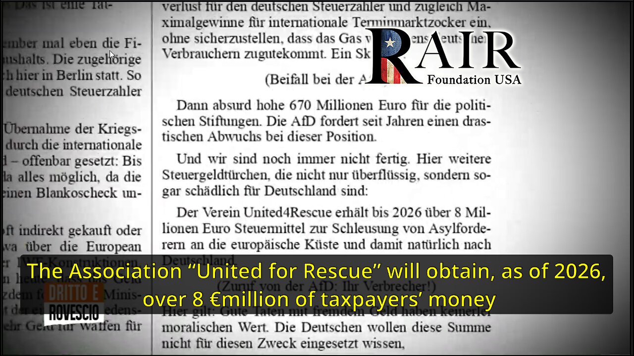 Germany funds NGOs to smuggle people to Italy and refuses entry to germany