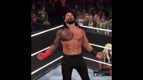 wwe 2k23 universe superstar mode ROMAN REIGNS 3 spears gameplay part 1