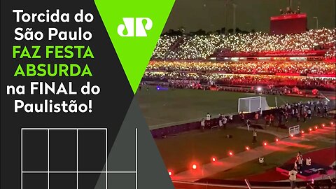 DE ARREPIAR! OLHA a FESTA ABSURDA que a torcida do São Paulo FEZ na FINAL contra o Palmeiras!