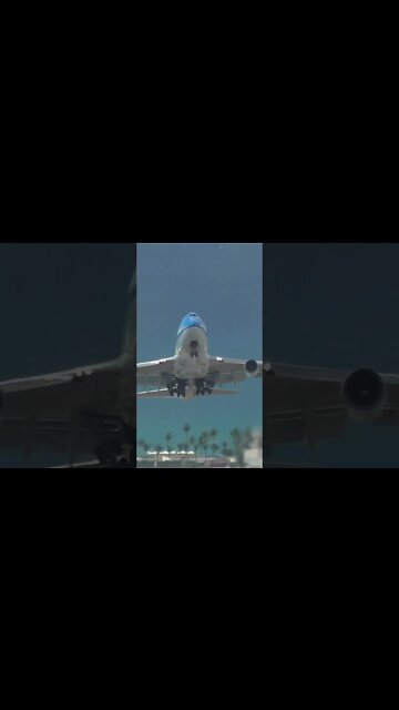 Superb takeoff 747 at St Maarten