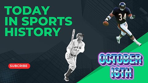 🤯Unleashing The Sports Time Machine: Epic Moments From October 16!⚾
