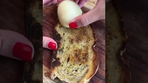 Garlic Salmon Toast Salmon Gourmet food