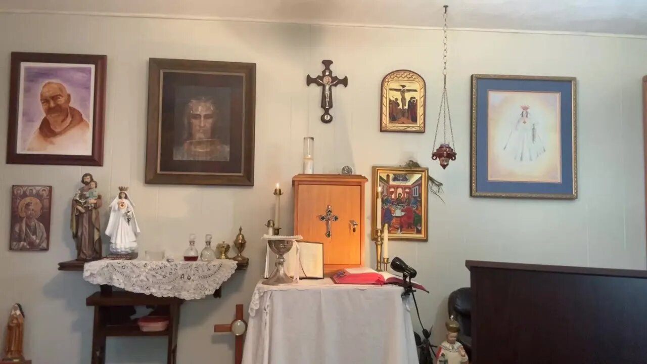 Wednesday 6th week Easter; Eucharistic adoration - May 17, 2023