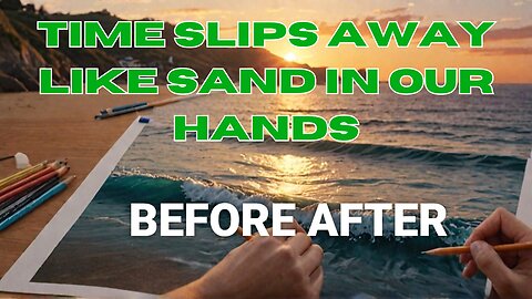 Time Slips Away Like Sand In Our Hands