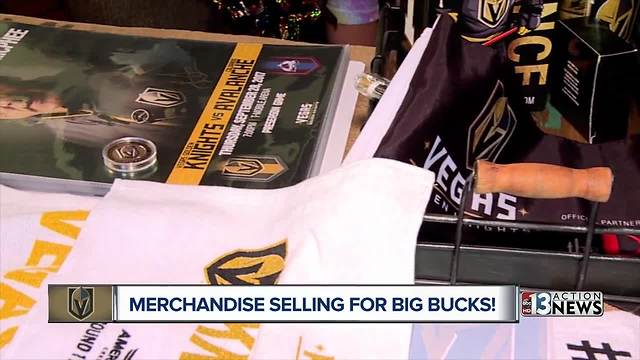 Vegas Golden Knights merchandise mania driving up prices