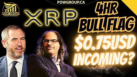 XRP: Potential 4HR Bull Flag, $0.75 USD Target Incoming? RLUSD Appearances