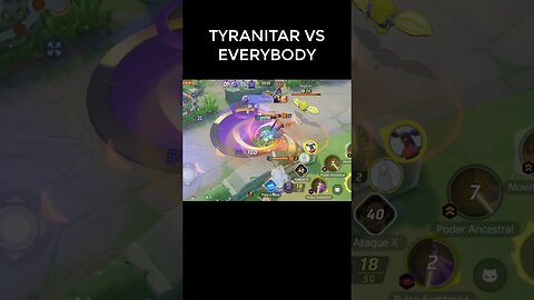 ALONE IS HARD TO TYRANITAR VS EVERYONE 🤣🤣POKÉMON UNITE #shorts