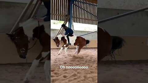 This was not his fault he got spooked and ran #viral #fail #failarmy #horsefails #fyp #viralshorts