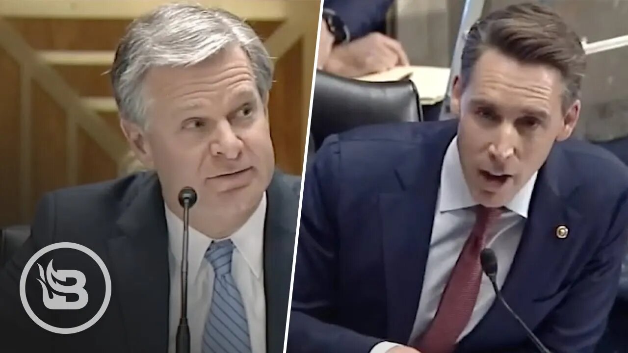 Sen. Hawley ROASTS FBI Director for Leaving Hearing Early To Go on Vacation