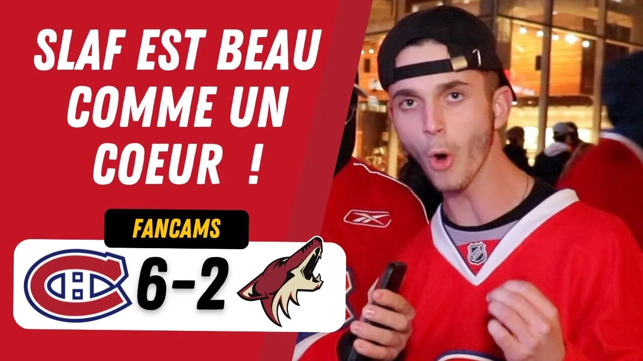 SLAFKOVSKY EST BEAU COMME UN COEUR ! | MTL 6-2 ARZ | FANCAM