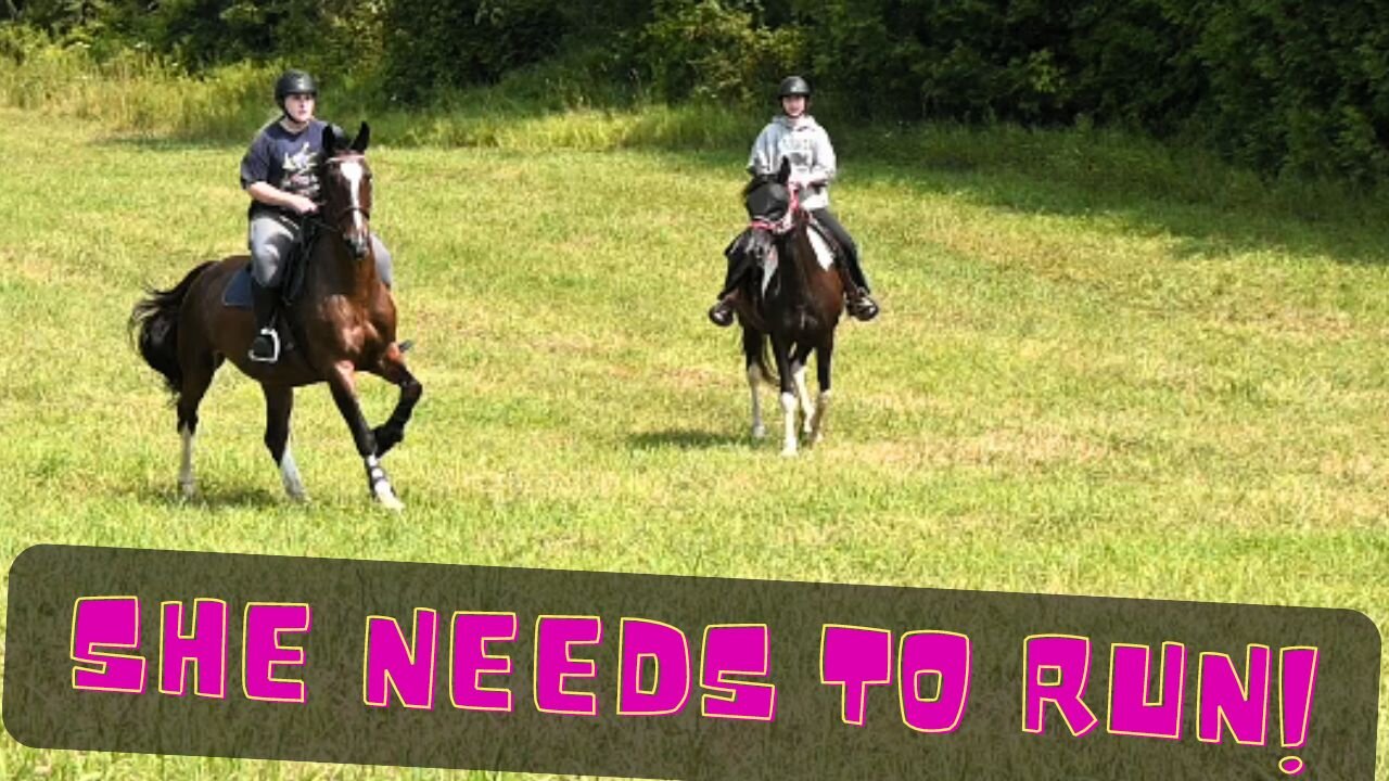 Lady Needs To Run!