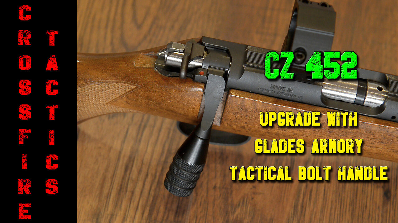 CZ 452 Upgrade with Glades Armory tactical bolt handle-how to install it-tutorial