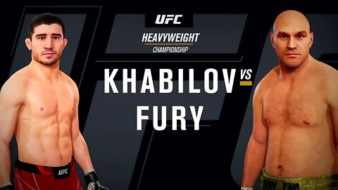 EA Sports UFC 4 Gameplay Tyson Fury vs Rustam Khabilov