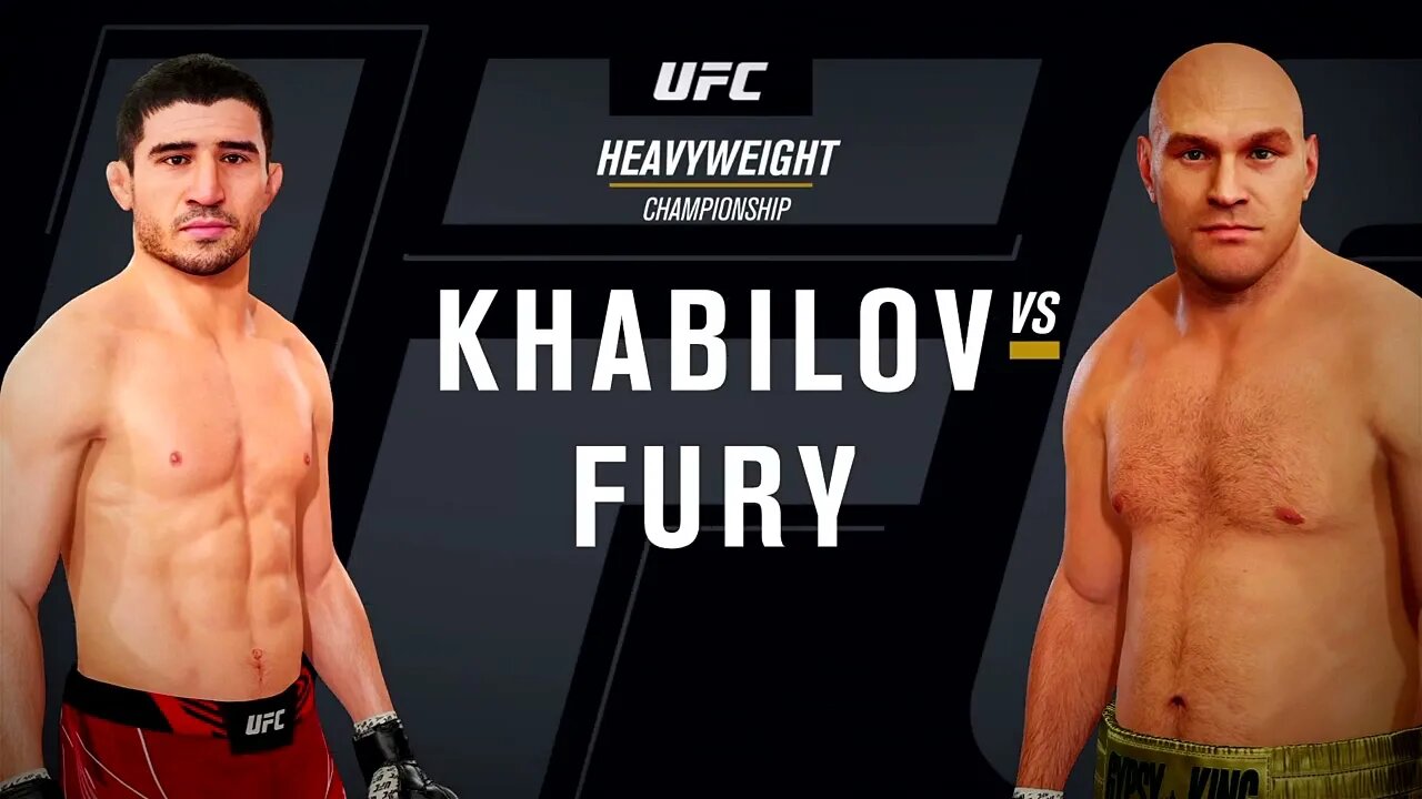EA Sports UFC 4 Gameplay Tyson Fury vs Rustam Khabilov