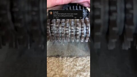Cutting and brushing