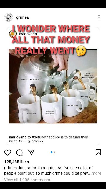 I WONDER WHERE ALL THAT MONEY REALLY WENT 🤔🙄