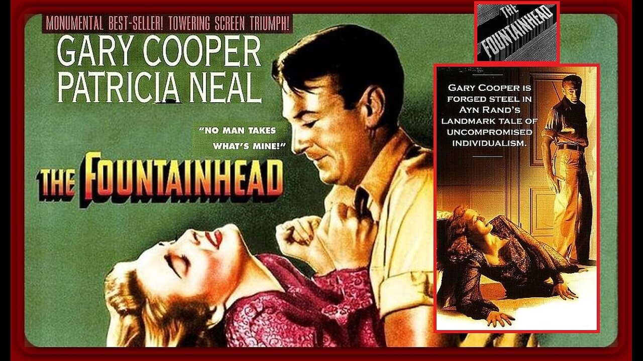🎥 'Classic 'Black & White' Movie.' The Fountainhead • 1949 (Drama/Romance) Approved •🕞1h 54m