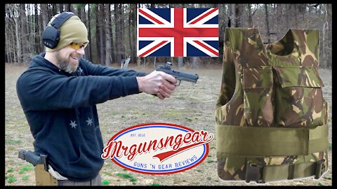 Surplus British Kevlar Armor Test