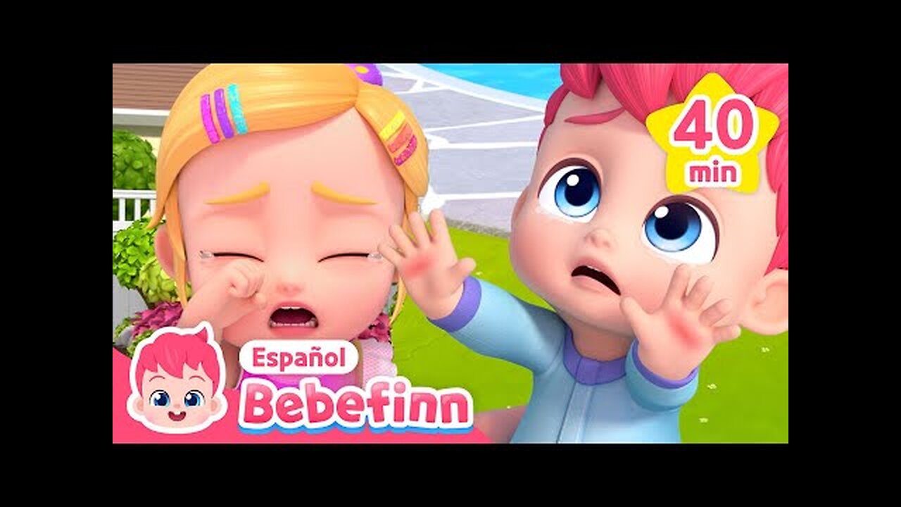 Auchi Auchi, Me Lastimé😢 | Canción de Boo Boo | Bebefinn Canciones Infantiles